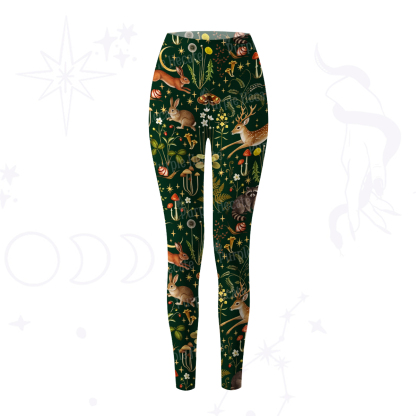 Purplehecate Enchanted Forest Animals Yoga Pants