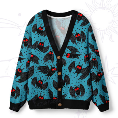 [Copy]Purplehecate Lazy Day Garden Cats Ugly Cardigan Sweaters