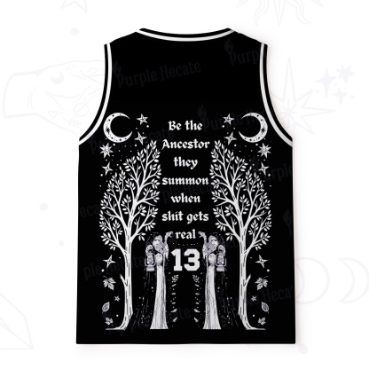 Purplehecate Be The Ancestor They Summon When Shit Gets Real Mesh Jersey Tank Top