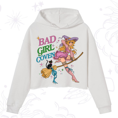 Purplehecate Bad Girl Coven Crop Hoodie