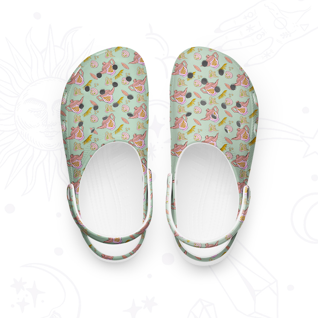 Purplehecate Purple Fantasy Rubber Clogs