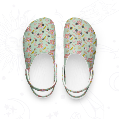 Purplehecate Purple Fantasy Rubber Clogs