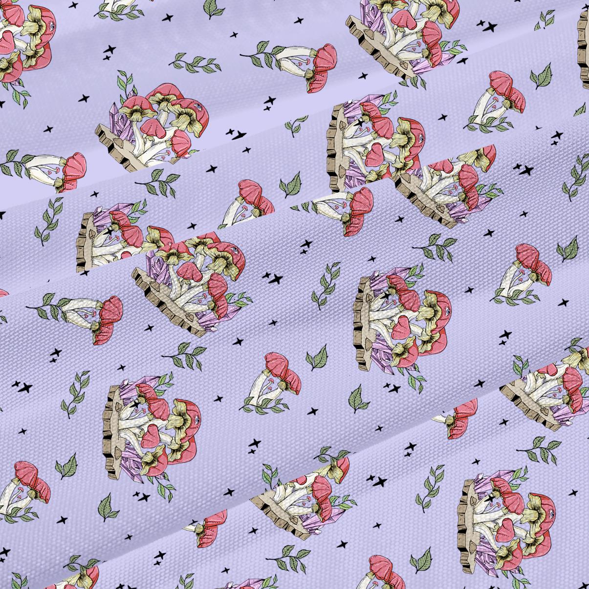 Purplehecate Fantasy Mushroom Beachwear Cover-Up Dress