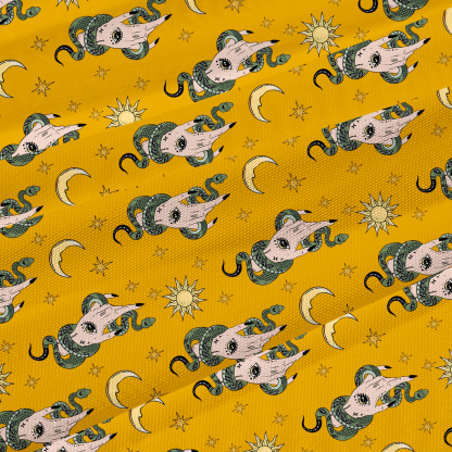 Purplehecate Reach For The Moon Beachwear Cover-Up Dress