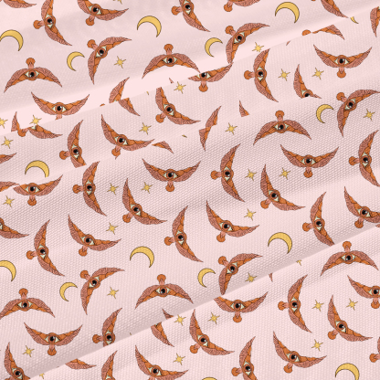 Purplehecate Moth and Moon Beachwear Cover-Up Dress