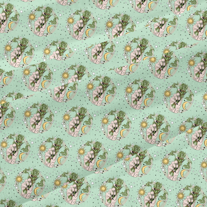 Purplehecate Go Sage Yourself Beachwear Cover-Up Dress