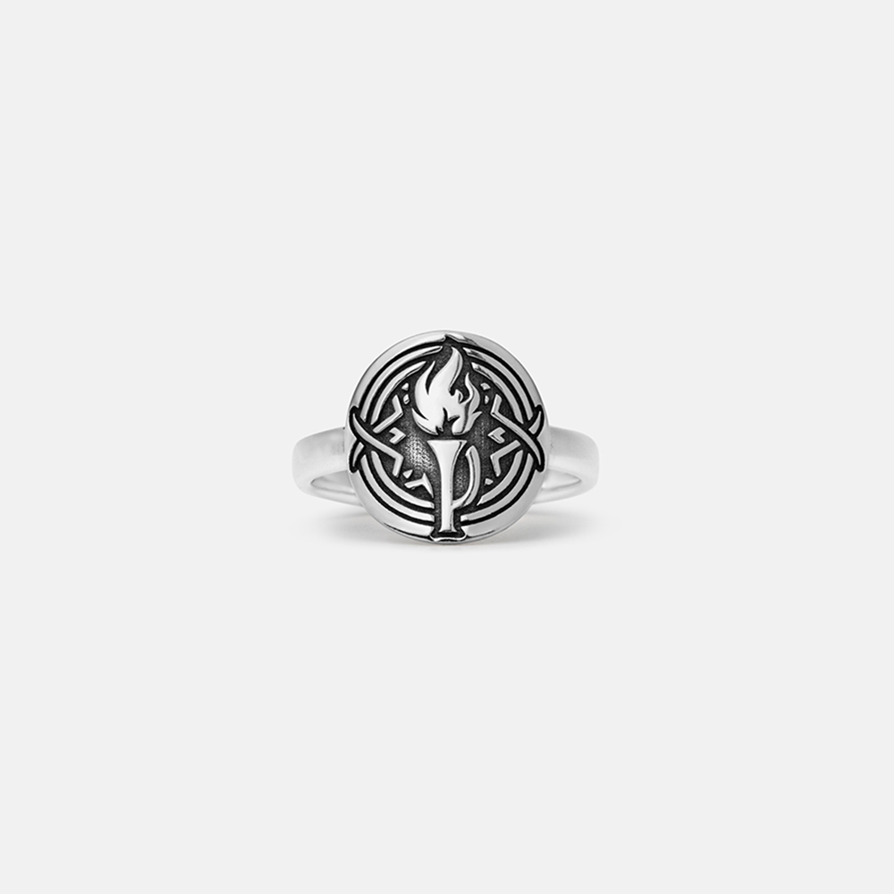 PurplehecateTorch of Light Sterling Silver Ring