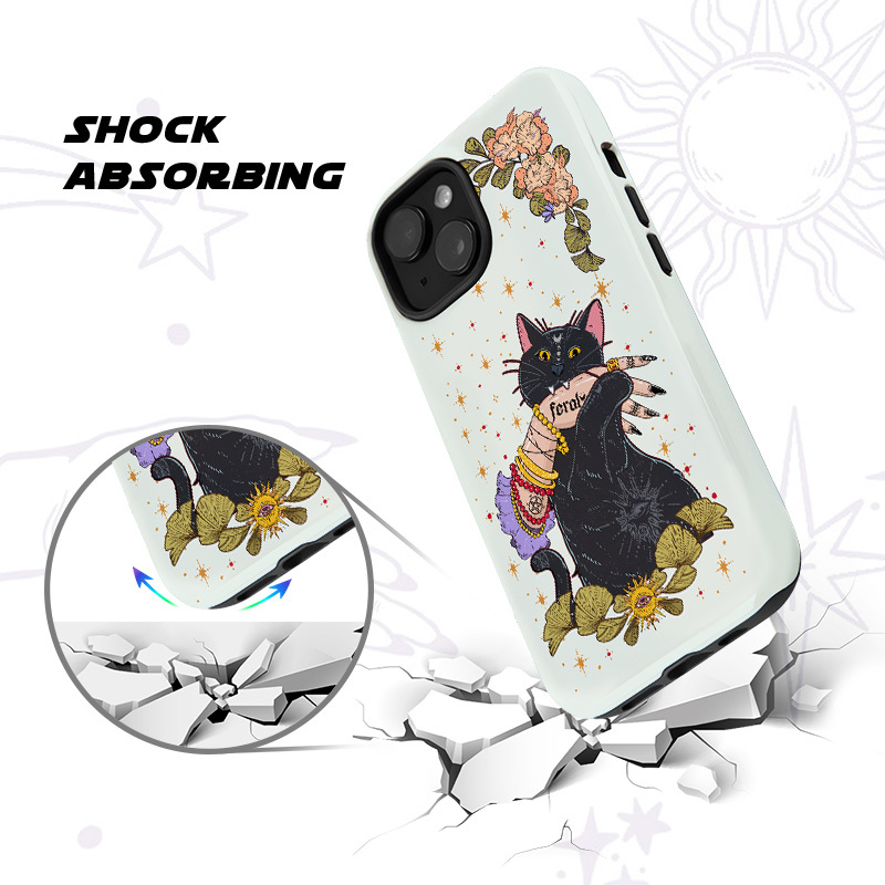 Purplehecate Feral Cat Phone Case