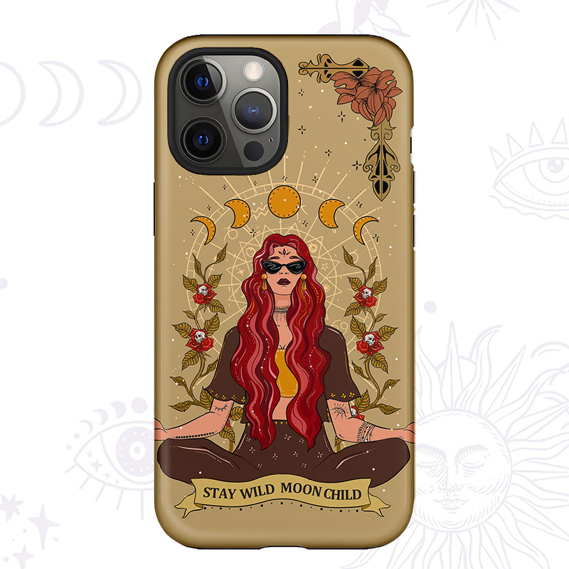 Purplehecate The Stay Wild Moon Child Phone Case