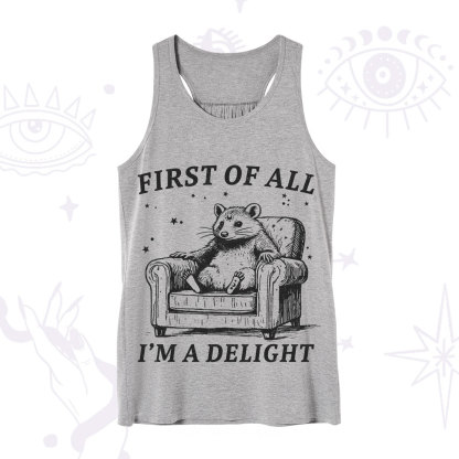 Purplehecate First Of All I'm A Delight Opossum Tank