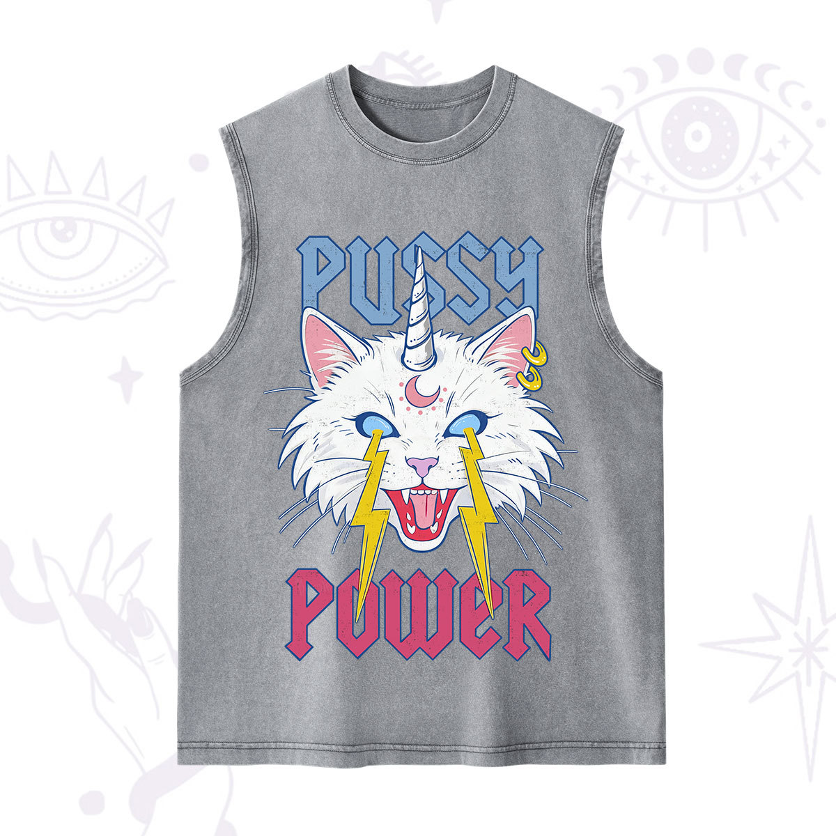 Purplehecate Pussy Power Washed Tank