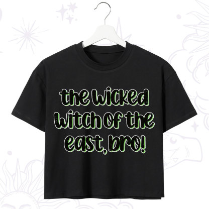 Purplehecate The Wicked Witch of the East Bro Crop T-Shirt