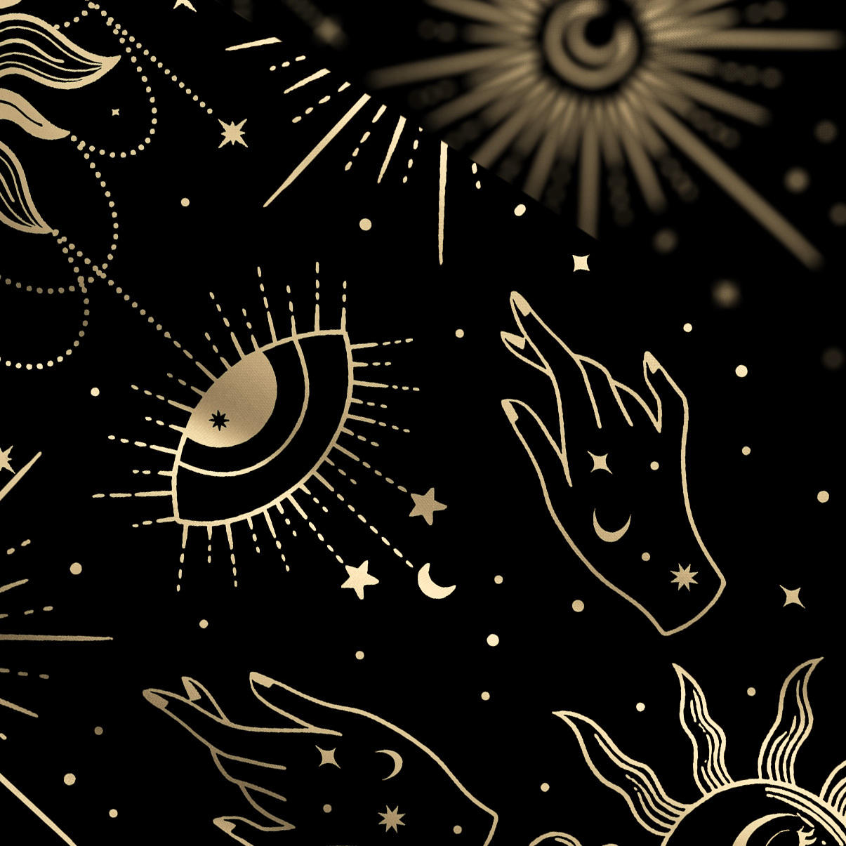 Purplehecate Solar Oracle Wide Straps Maxi Dress