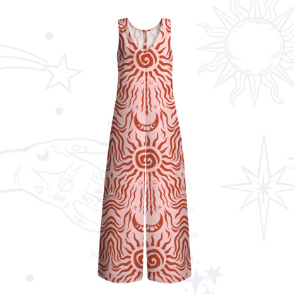 Purplehecate Solar Ritual Wide Leg Jumpsuit