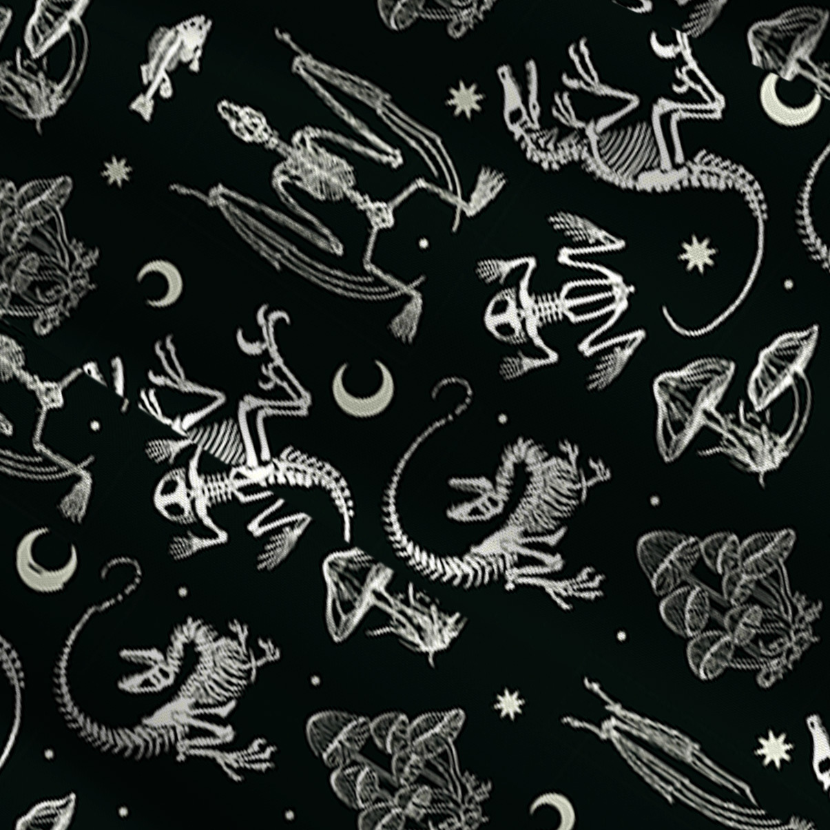 Purplehecate Prehistoric Fantasy Convertible Maxi Skirt