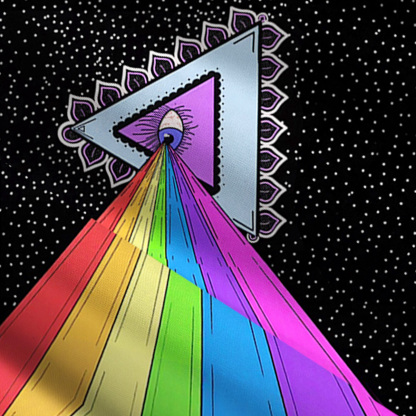 Purplehecate Prism of Rainbow Convertible Maxi Skirt