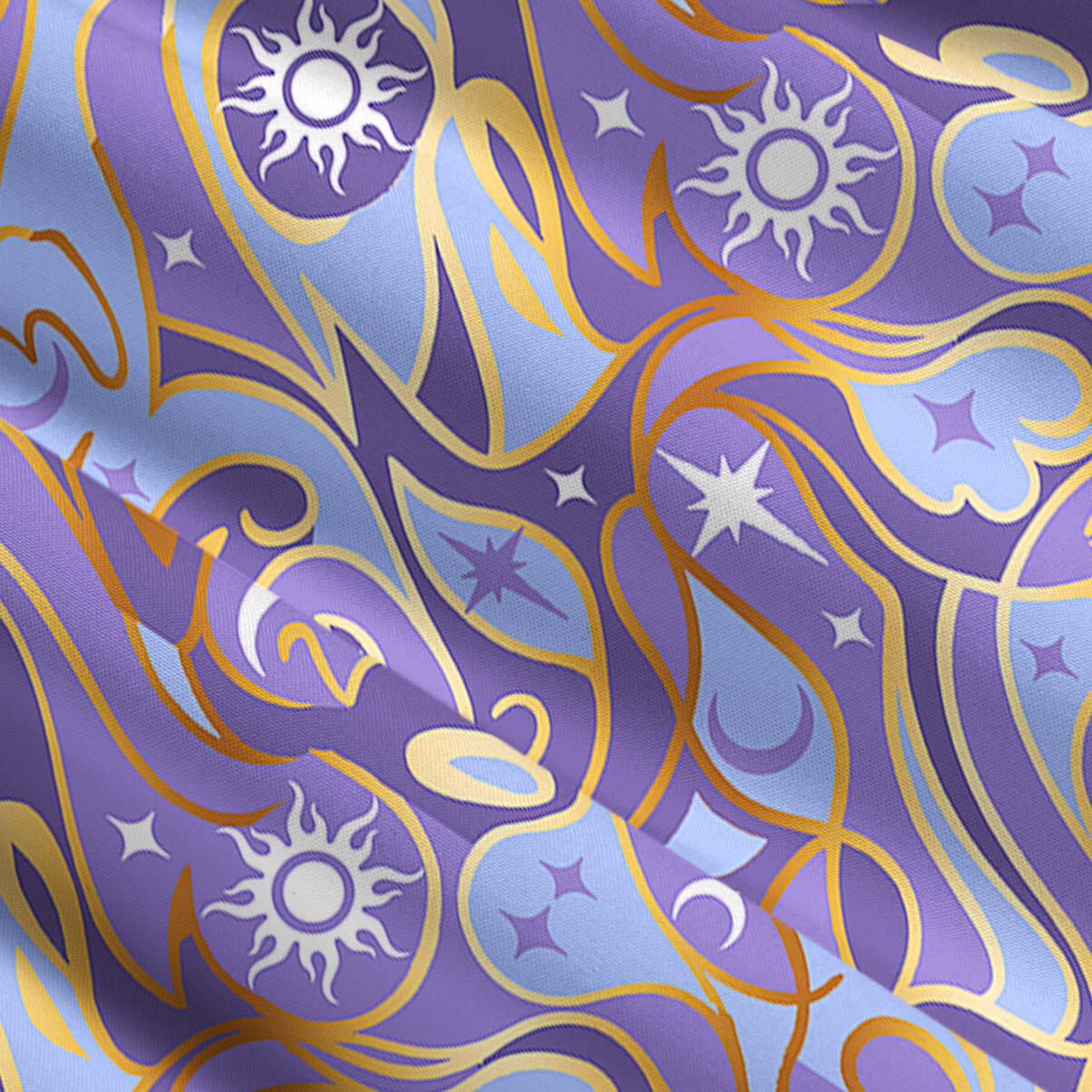 Purplehecate Divination Night Print Convertible Maxi Skirt
