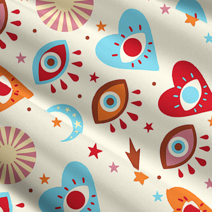 Purplehecate The Enchanted Eye of Love Convertible Maxi Skirt