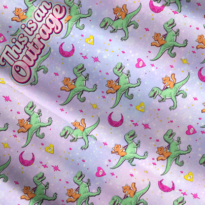 Purplehecate This is an Outrage Convertible Maxi Skirt