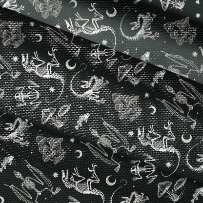 Purplehecate Prehistoric Fantasy Mesh Button Up Top