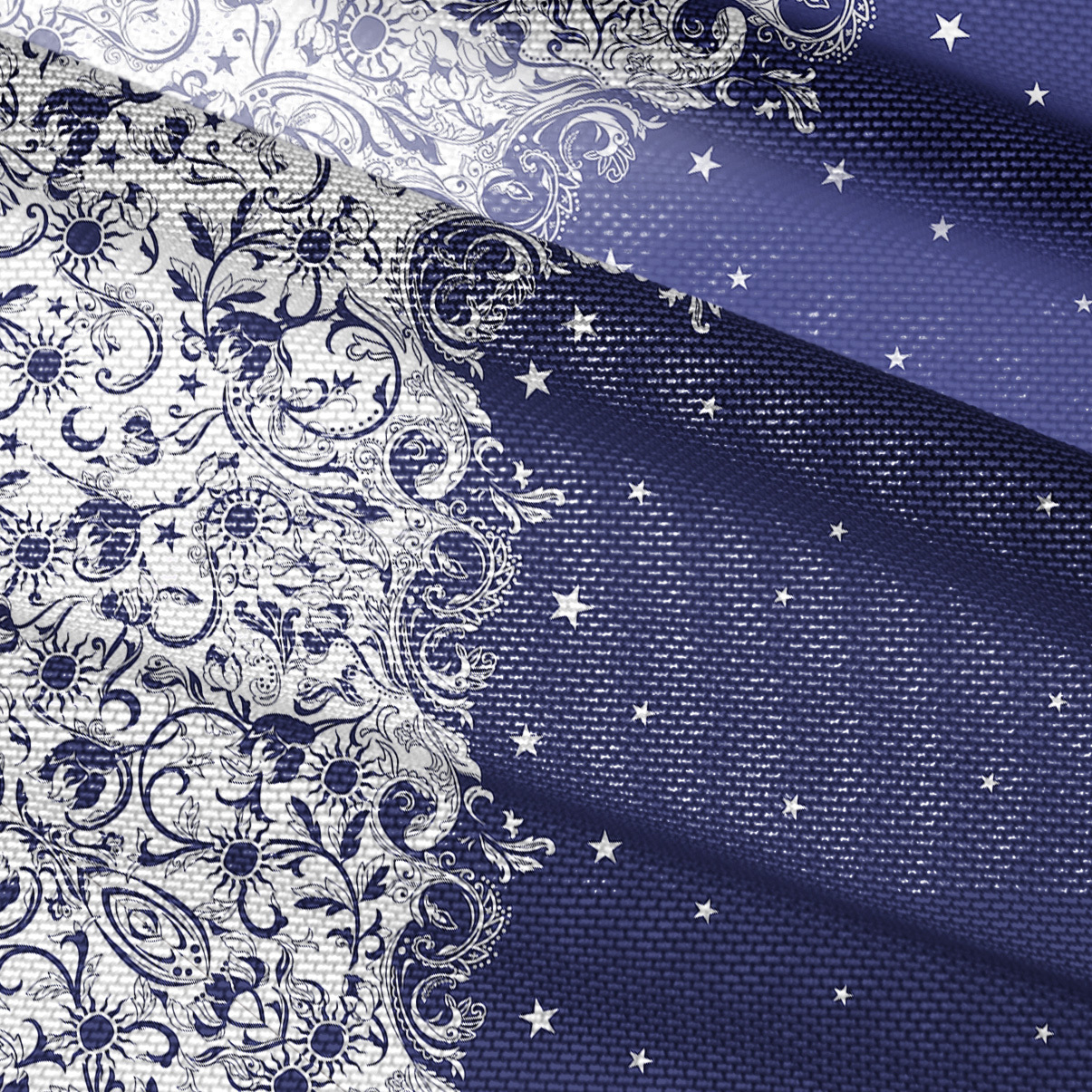 Purplehecate Midnight Star Mesh Button Up Shirt