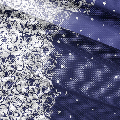 Purplehecate Midnight Star Mesh Button Up Shirt