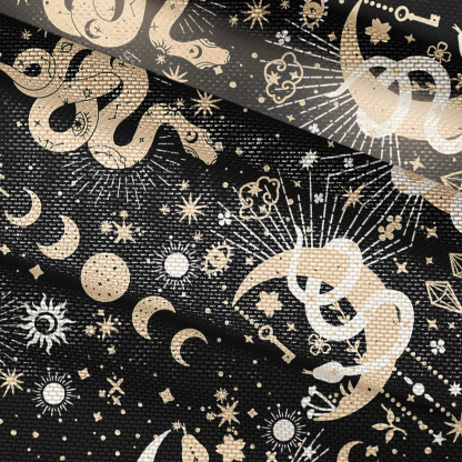 Purplehecate Divine Serpent Under the Moon Mesh Button Up Top