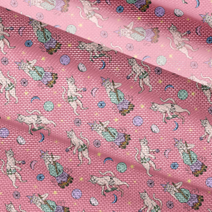 Purplehecate Cat Coven Mesh Button Up Top