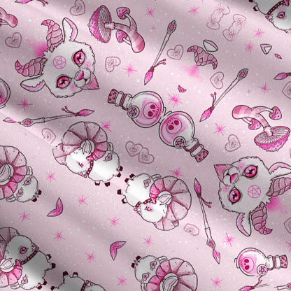 Purplehecate Pastel Occult Goat Convertible Maxi Skirt