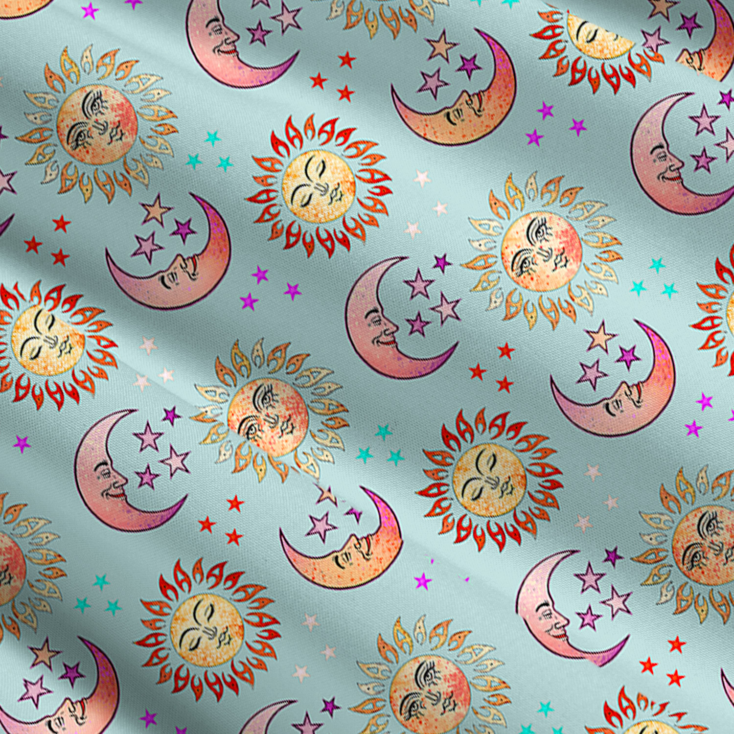 Purplehecate Dancing Suns and Lunar Dreams Convertible Maxi Skirt
