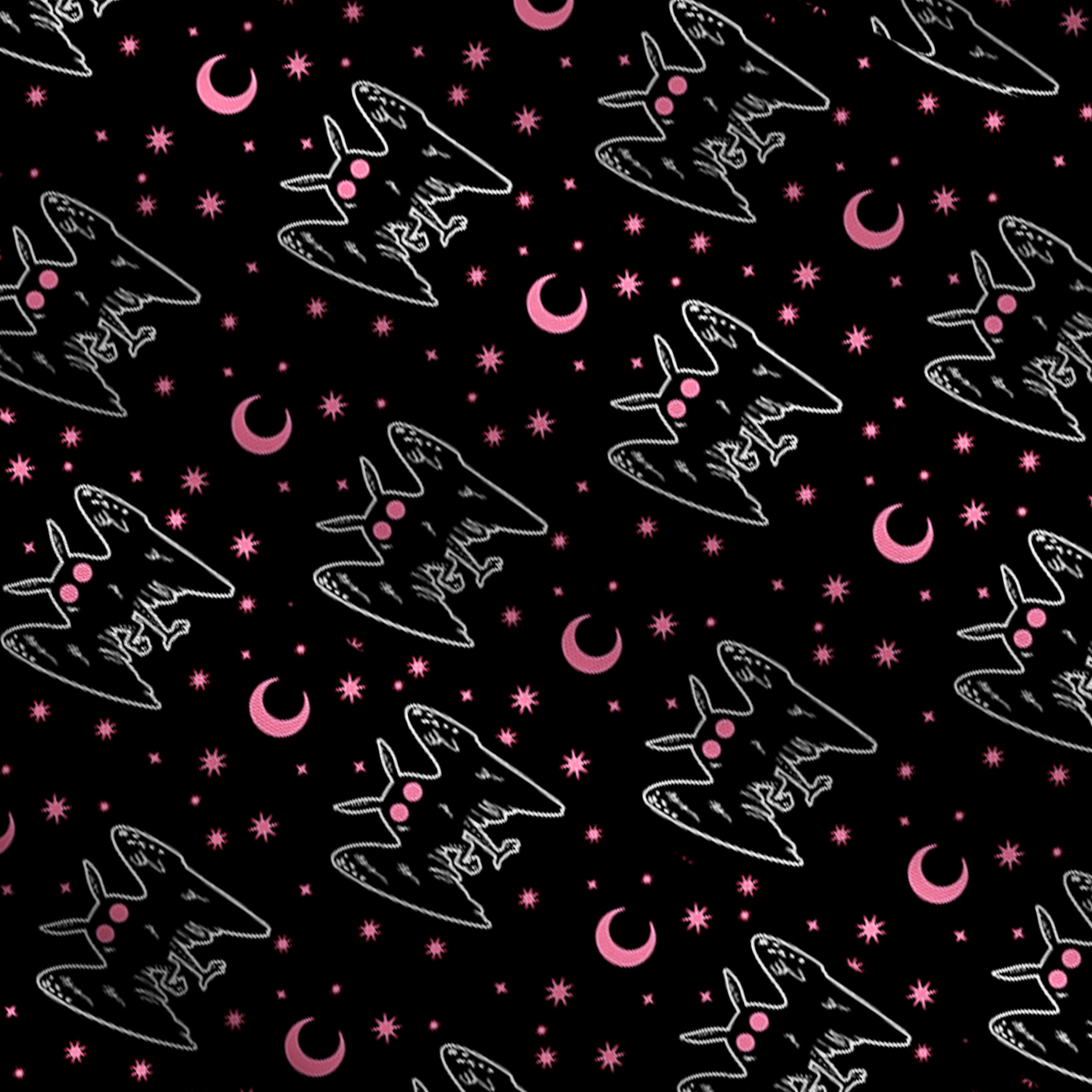 Purplehecate Witchy Mothman Night Convertible Maxi Skirt