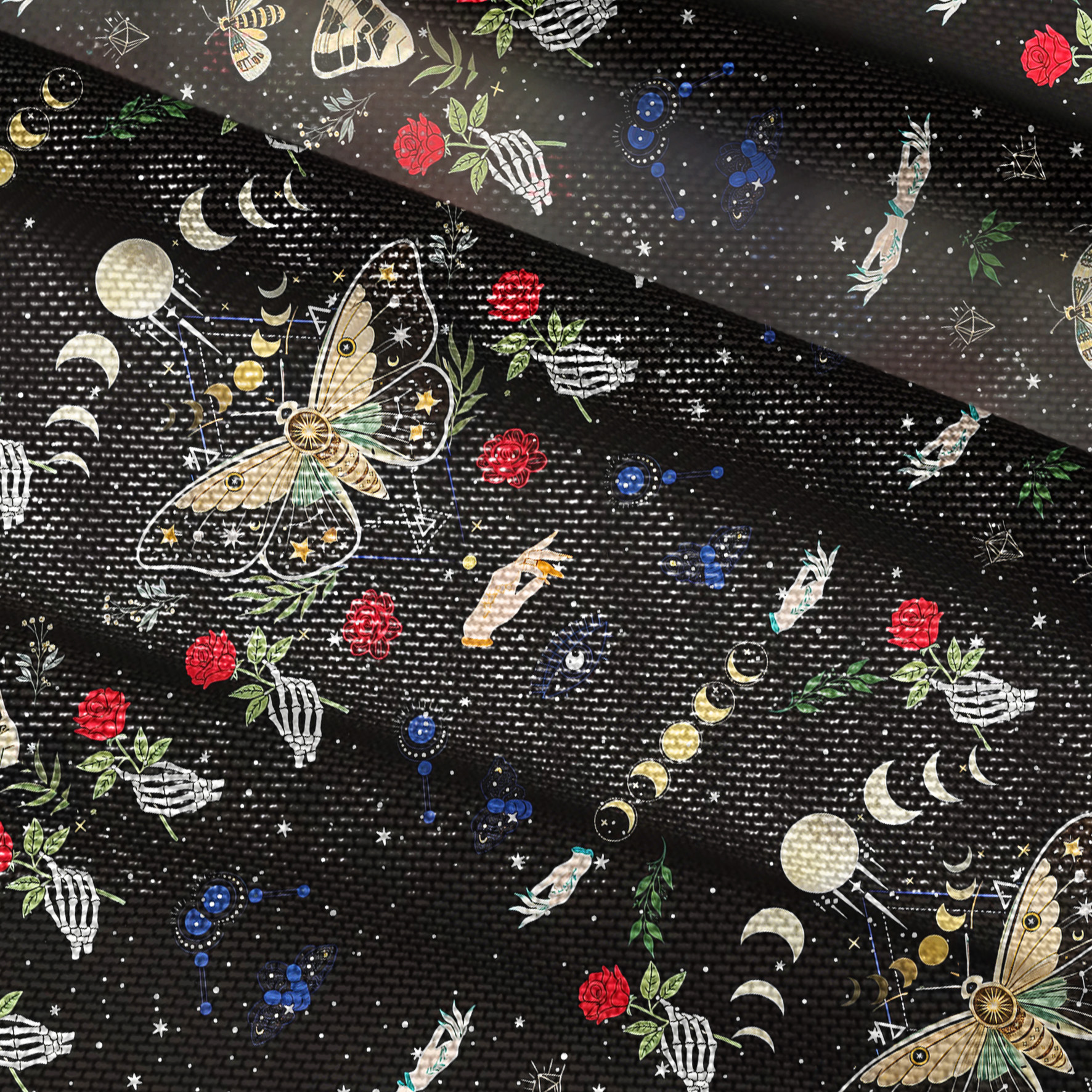 Purplehecate Moonlight Metamorphosis Mesh Button Up Shirt