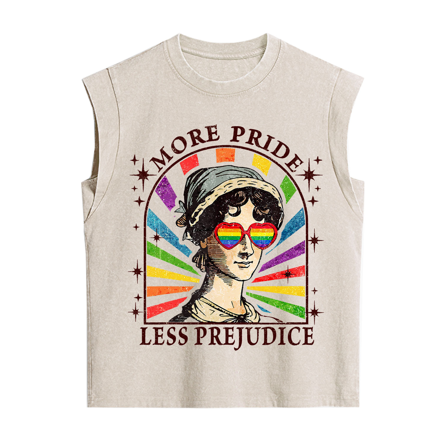 Purplehecate More Pride Less Prejudice Vintage Washed Tank
