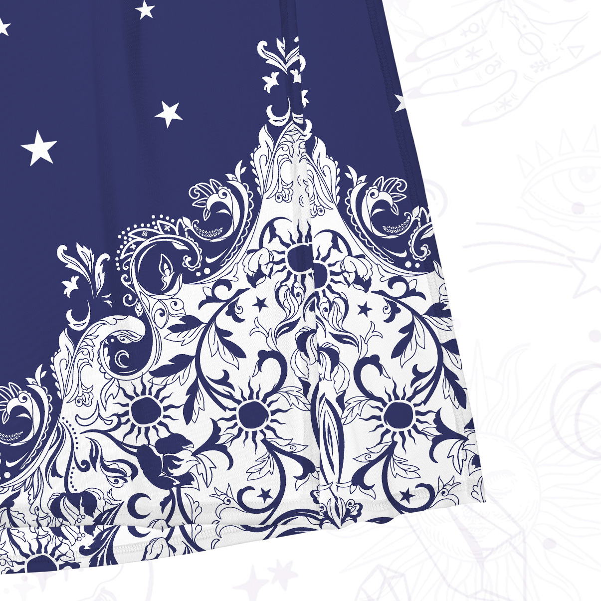Purplehecate Midnight Star Mesh Maxi Tank Beach Dress