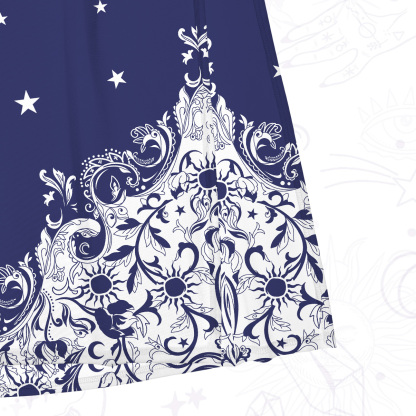 Purplehecate Midnight Star Mesh Maxi Tank Beach Dress
