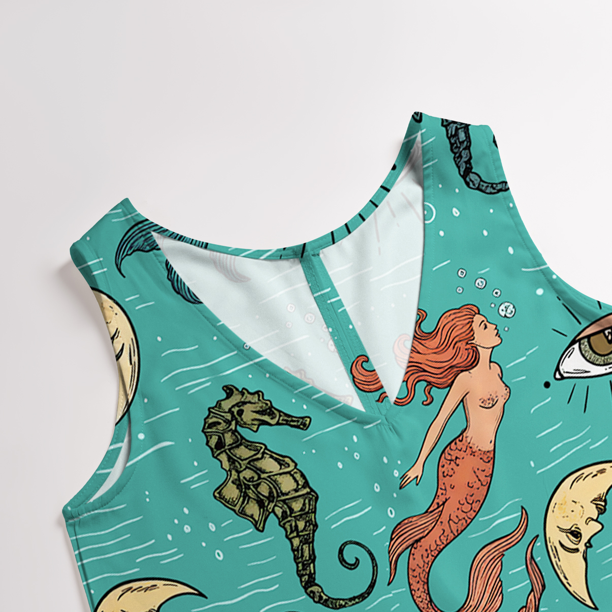 Purplehecate Mermaid Magic Wide Leg Jumpsuit
