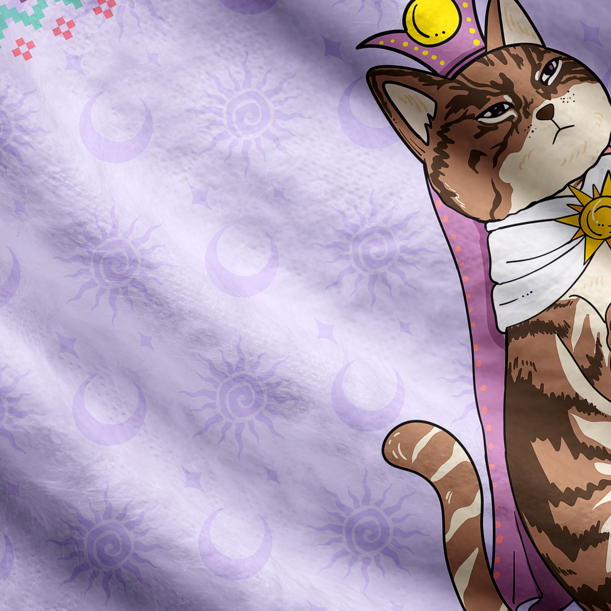 Purplehecate The High Priestess Cat Tarot Ugly Cardigan Sweaters
