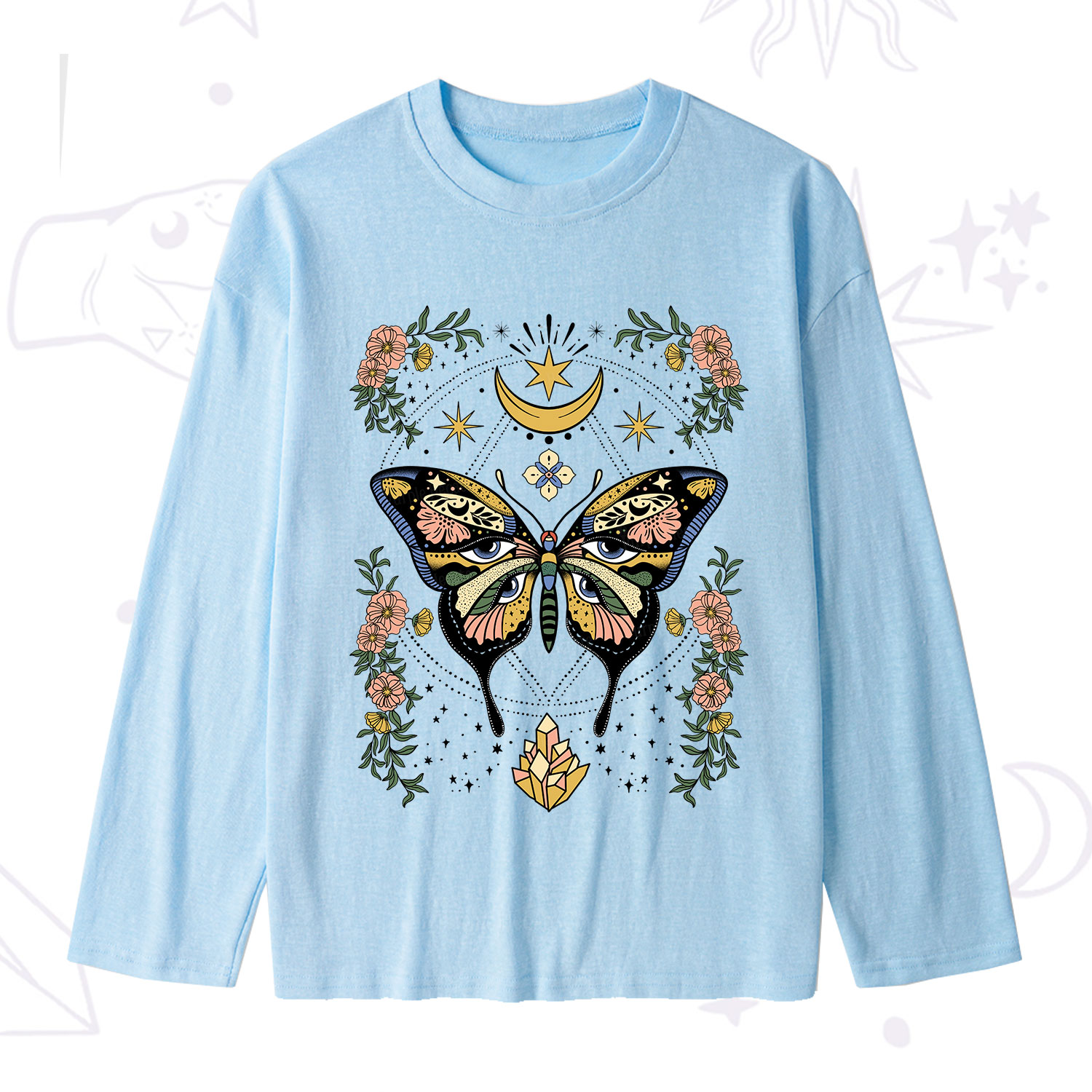 Purplehecate I Am Opening Slub Long Sleeve T-Shirt