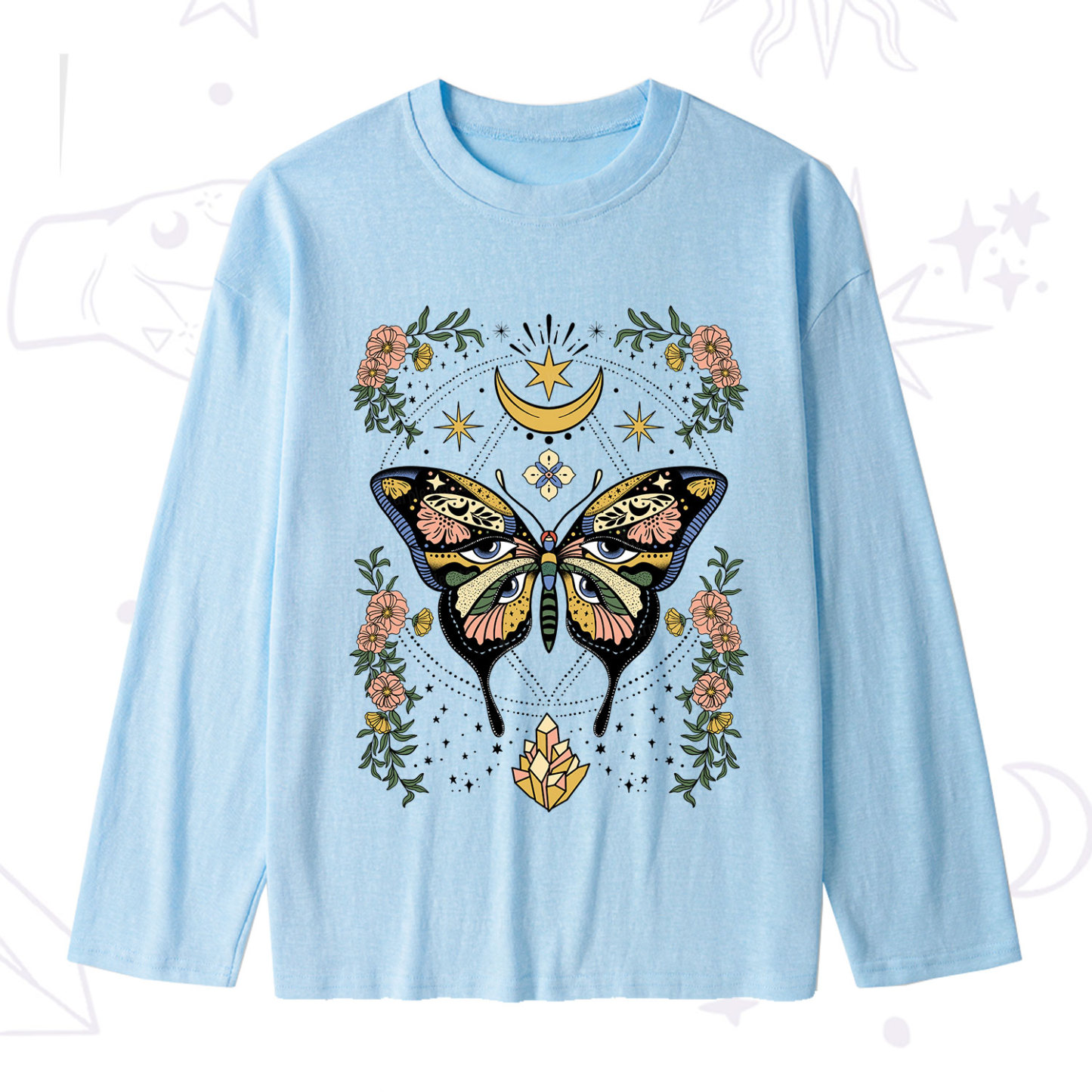 Purplehecate I Am Opening Slub Long Sleeve T-Shirt