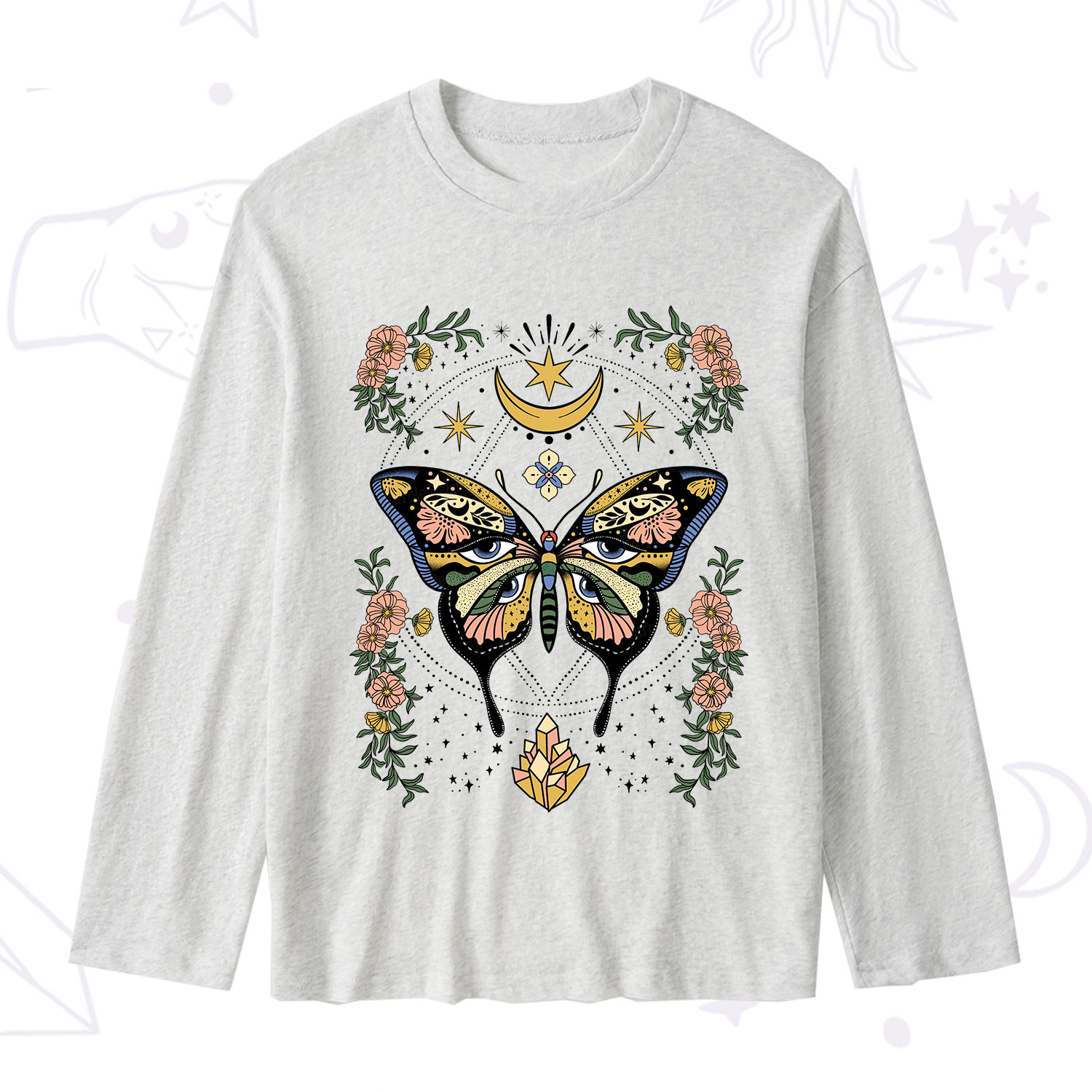 Purplehecate I Am Opening Slub Long Sleeve T-Shirt