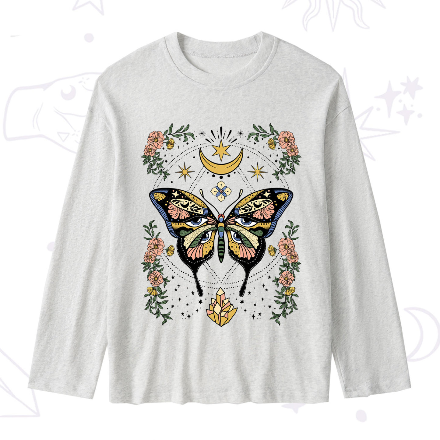 Purplehecate I Am Opening Slub Long Sleeve T-Shirt