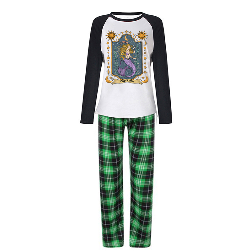 Purplehecate Capricorn Zodiac Christmas Pajamas