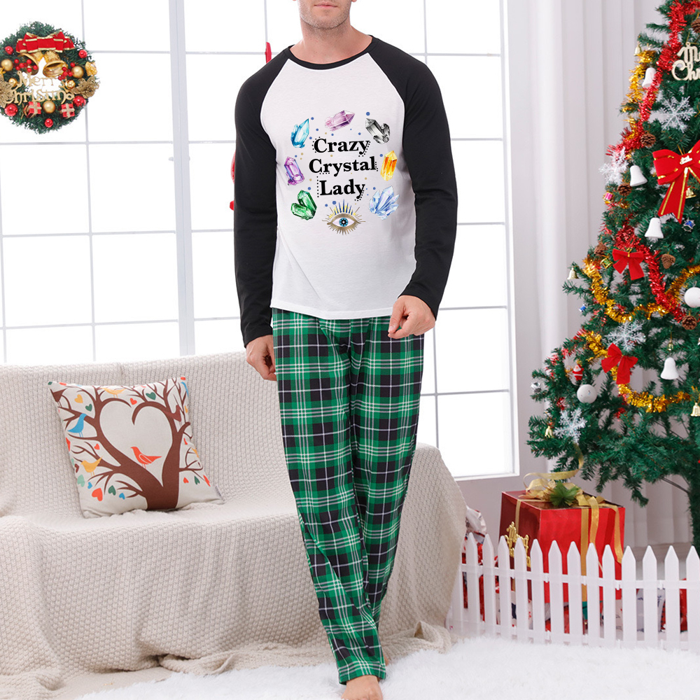 Purplehecate Crazy Crystal Lady Christmas Pajamas