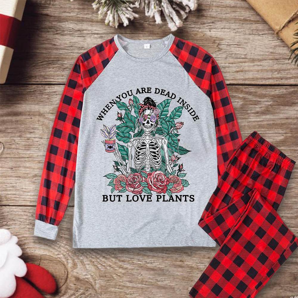Purplehecate When You Dead Inside Christmas Pajamas