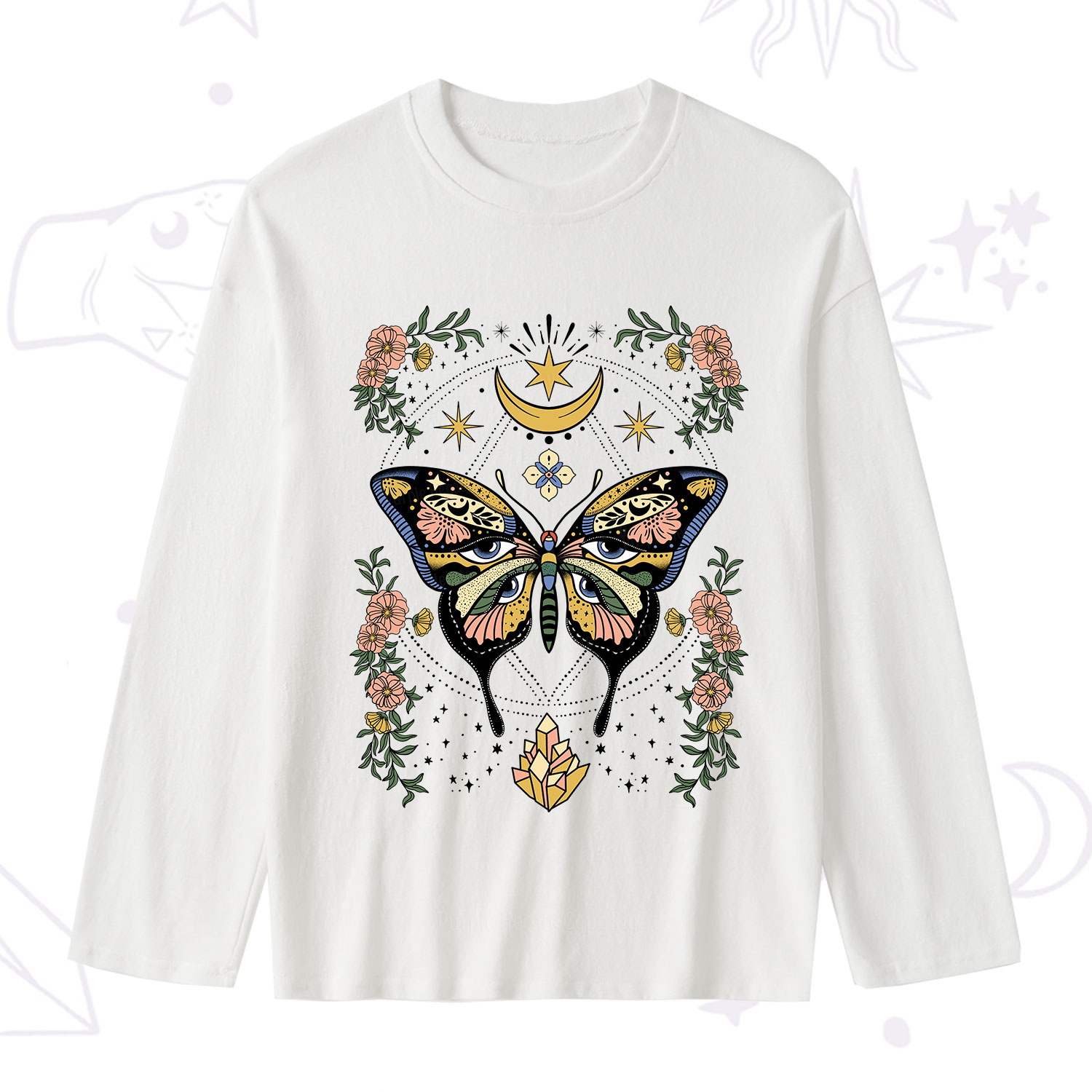 Purplehecate I Am Opening Slub Long Sleeve T-Shirt