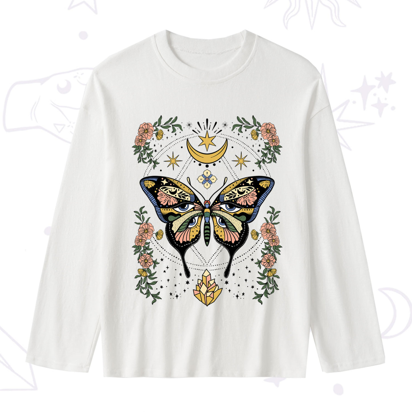 Purplehecate I Am Opening Slub Long Sleeve T-Shirt