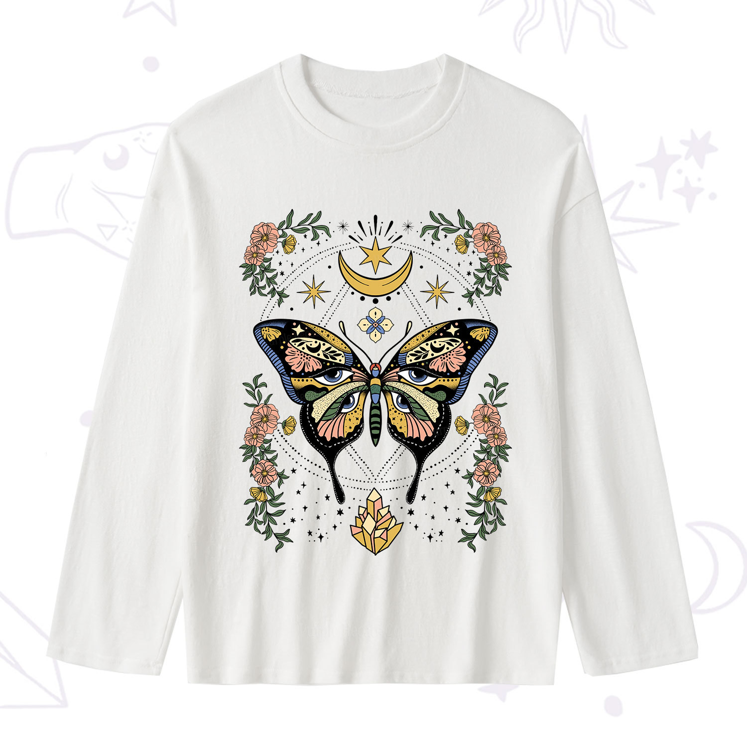 Purplehecate I Am Opening Slub Long Sleeve T-Shirt
