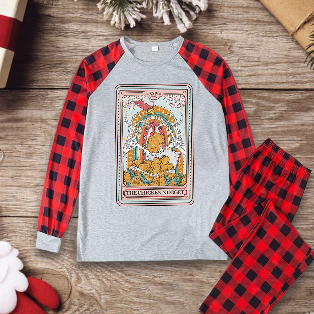 Purplehecate The Chicken Nugget Tarot Christmas Pajamas