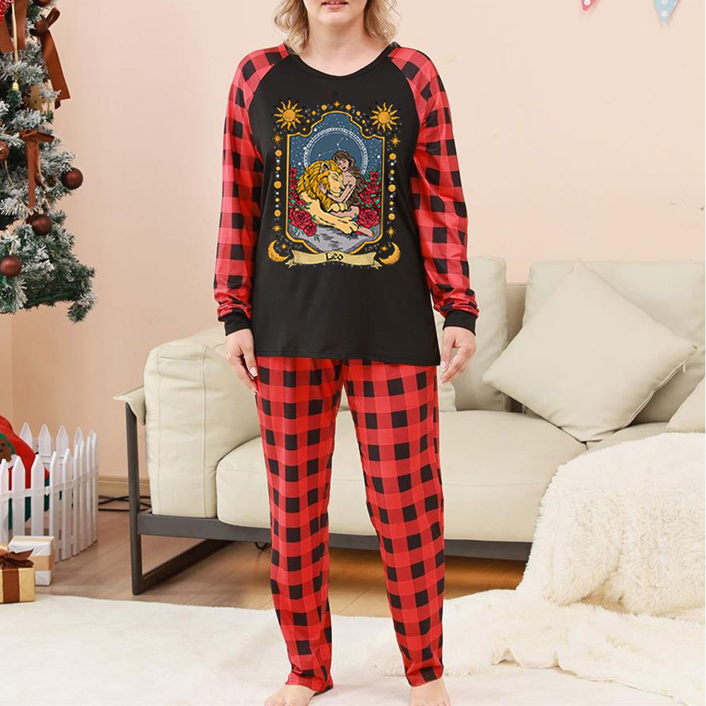Purplehecate Leo Zodiac Christmas Pajamas