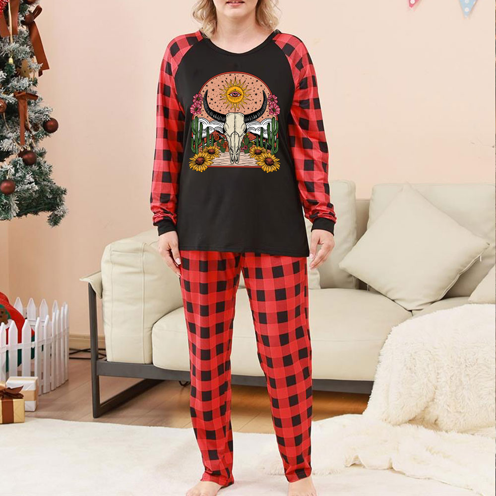 Purplehecate Desert Bloom Christmas Pajamas